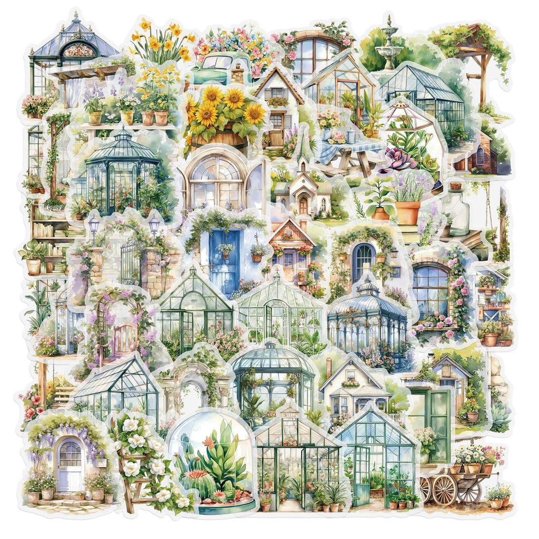 Lunira - Garden Cottage Botanical Sticker Pack