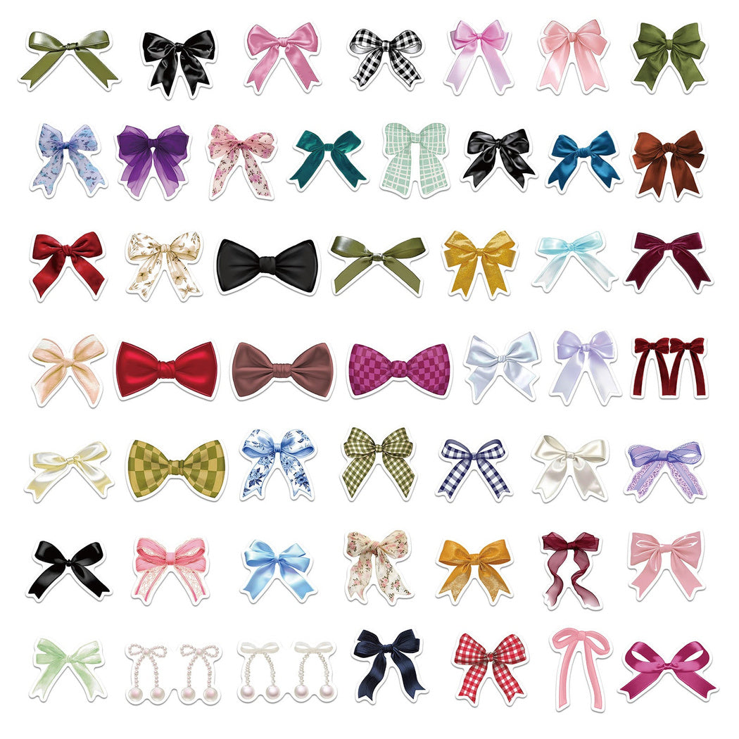 Lunira - Colorful Bow Ribbon Sticker Pack