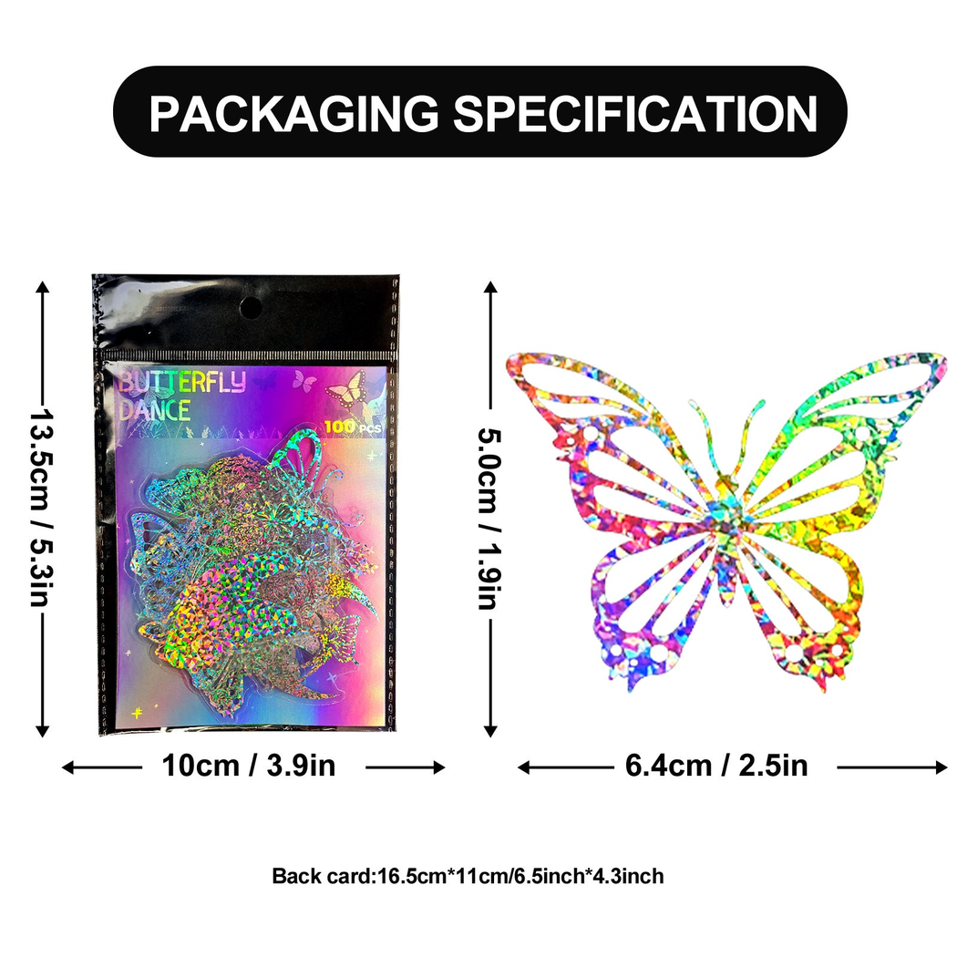Lunira - Holographic Butterfly Sticker Pack - product view 5 5