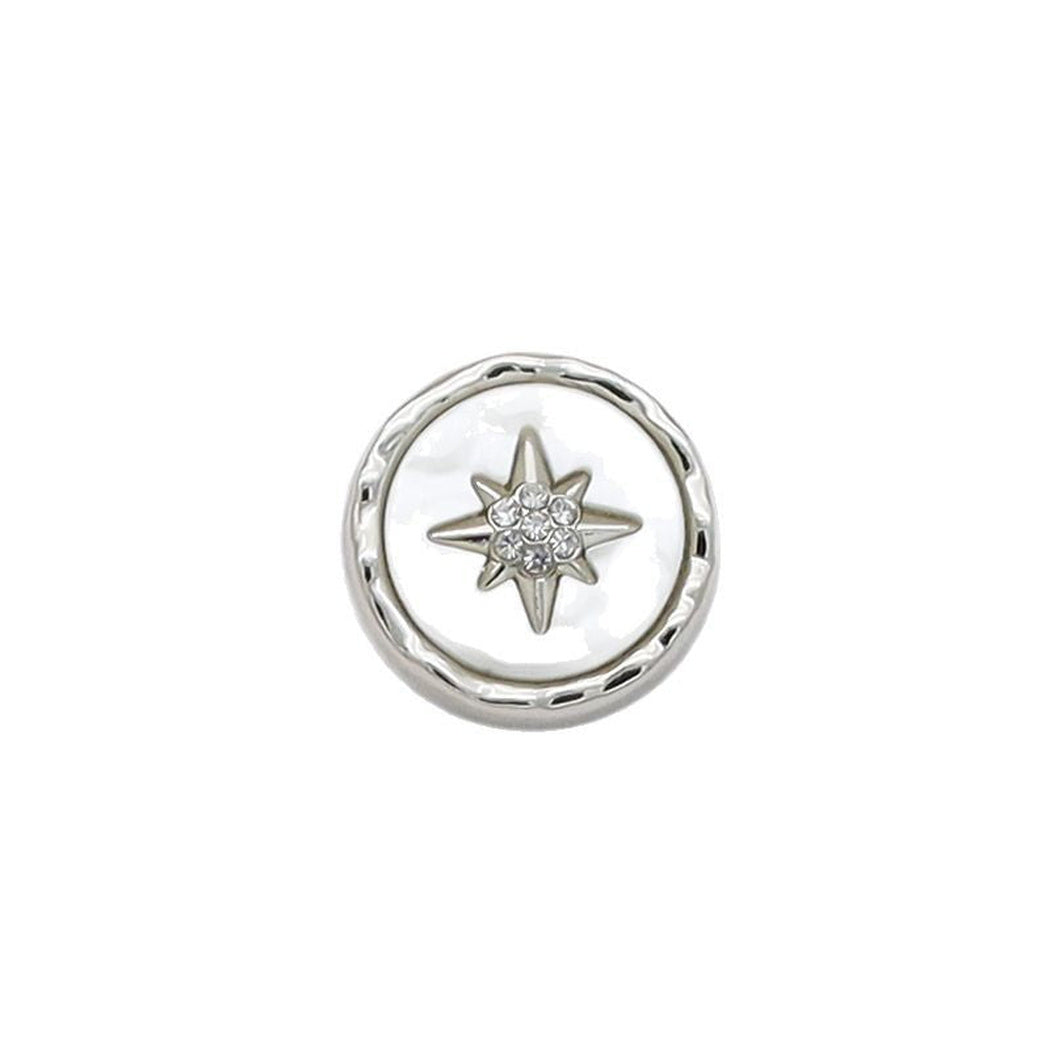DIY 10 Pack Starburst Two-Tone Shank Buttons, product view 5
