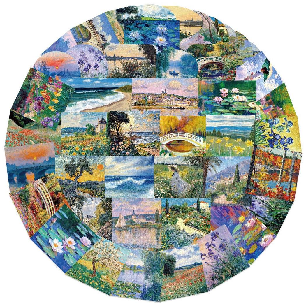 Lunira - Painterly Landscape Art Sticker Pack