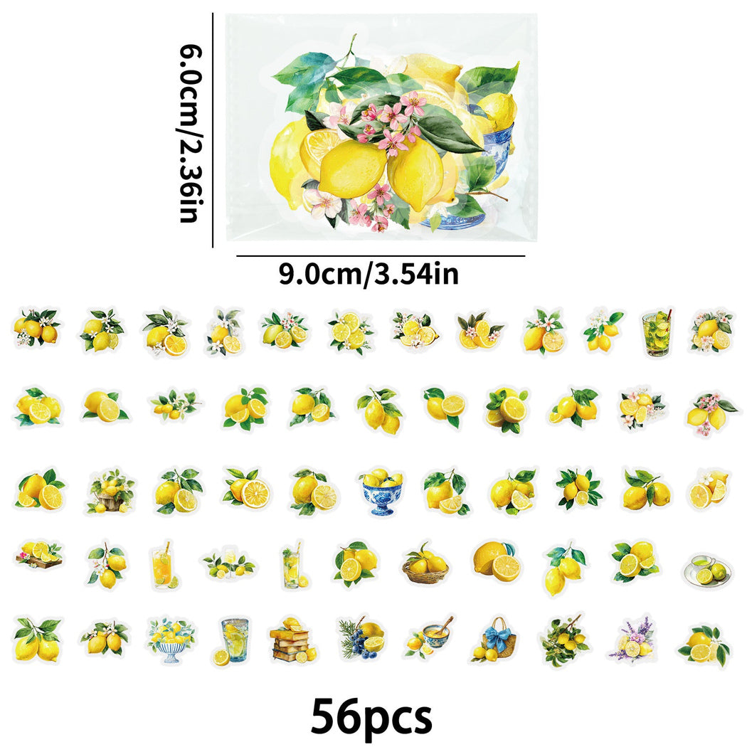 Lunira - Yellow Lemon Botanical Sticker Pack - product view 5