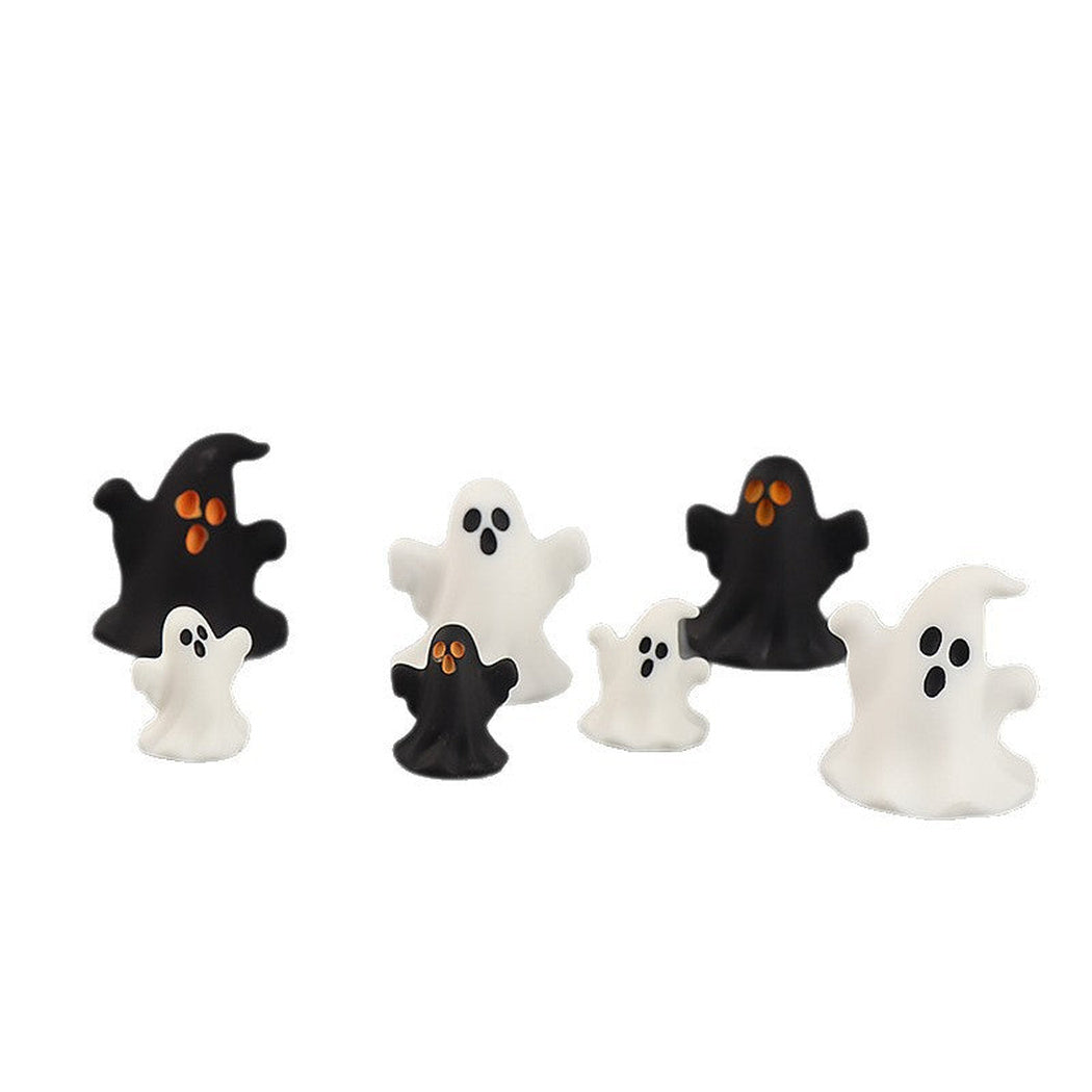 Halloween Black and White Ghost Figurine, product view 5