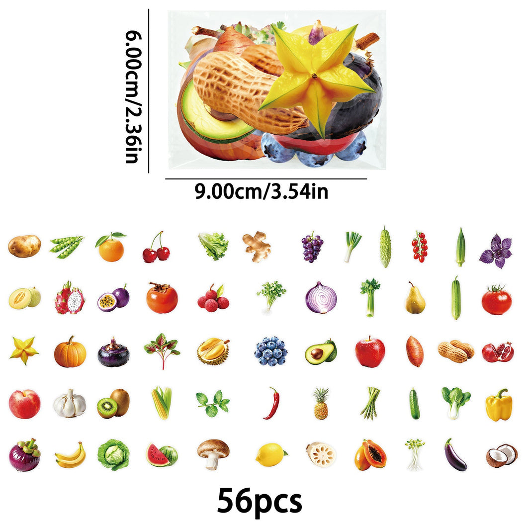 Lunira - Realistic Fruit Vegetable Sticker Pack - product view 5
