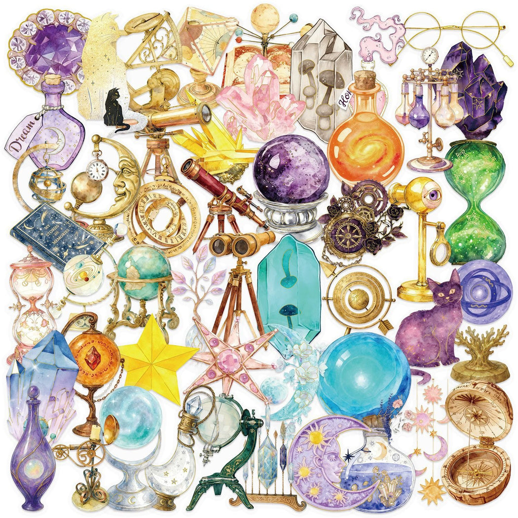 Celestial charm grouped sticker assortment