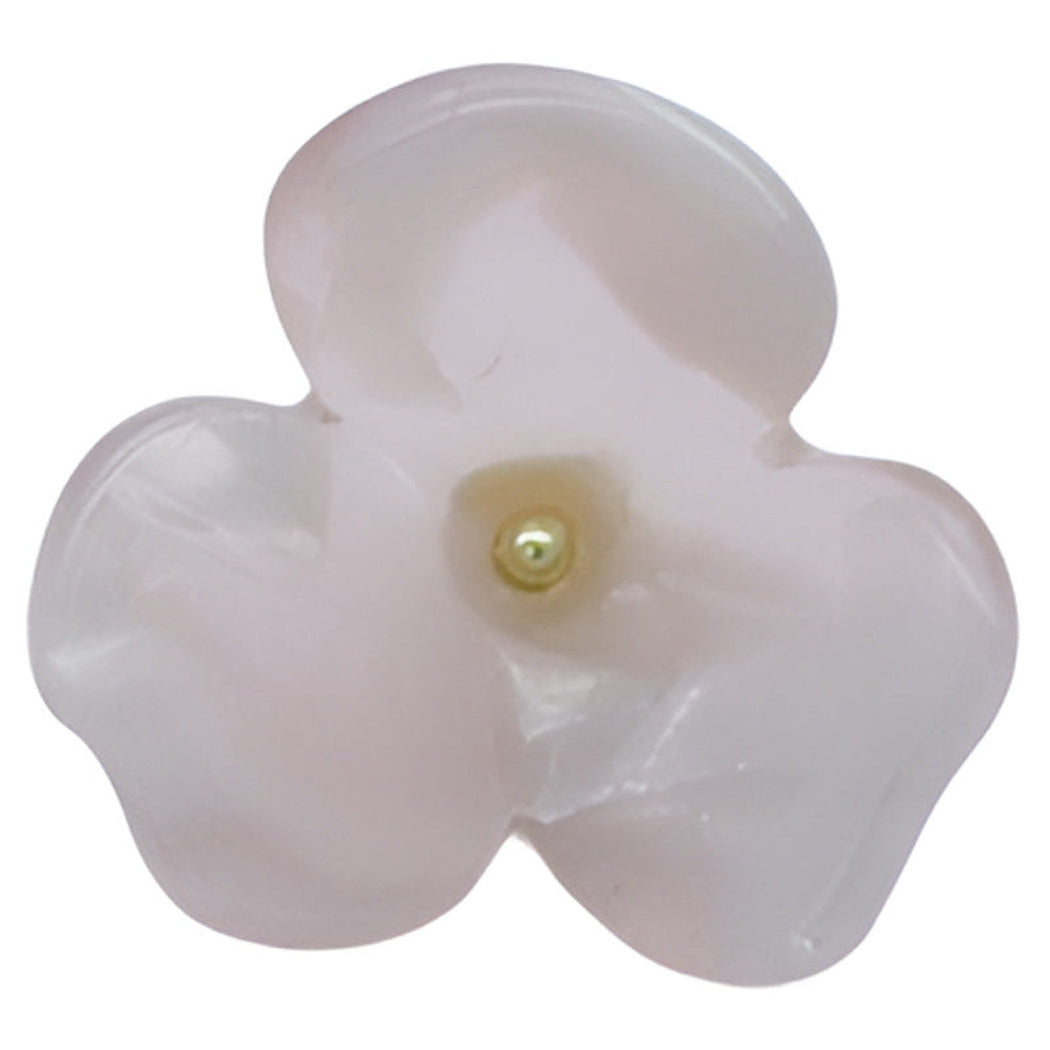 DIY 10 Pack Floral Two-Tone Shank Buttons, product view 5