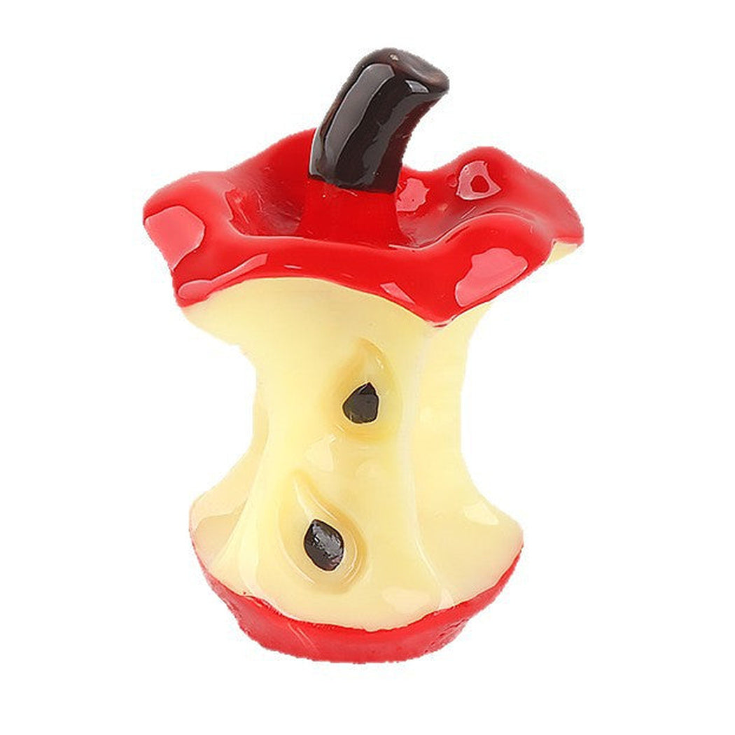 Red Apple Core and Heart Embellishment, product view 5
