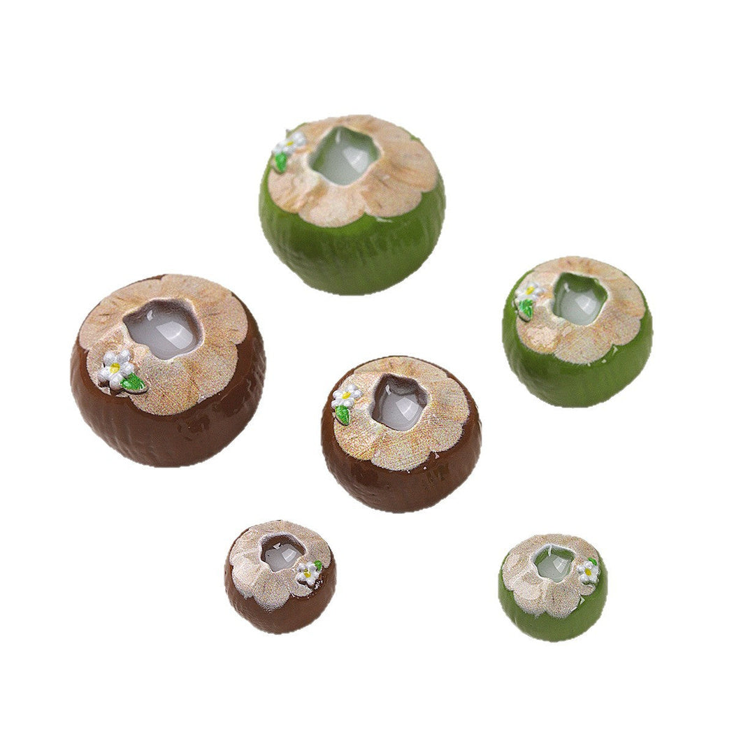 Two-Tone Coconut Craft Embellishment, product view 5