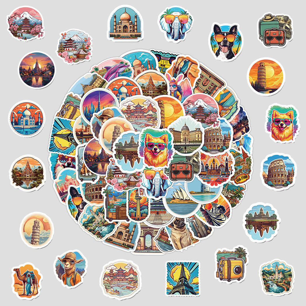 Lunira - Nordic Travel Landmark Sticker Pack - product view 5
