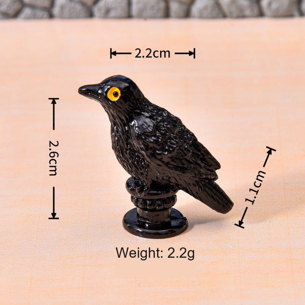 CrowBase Halloween Dark Animal Miniature Figurine, single variant view