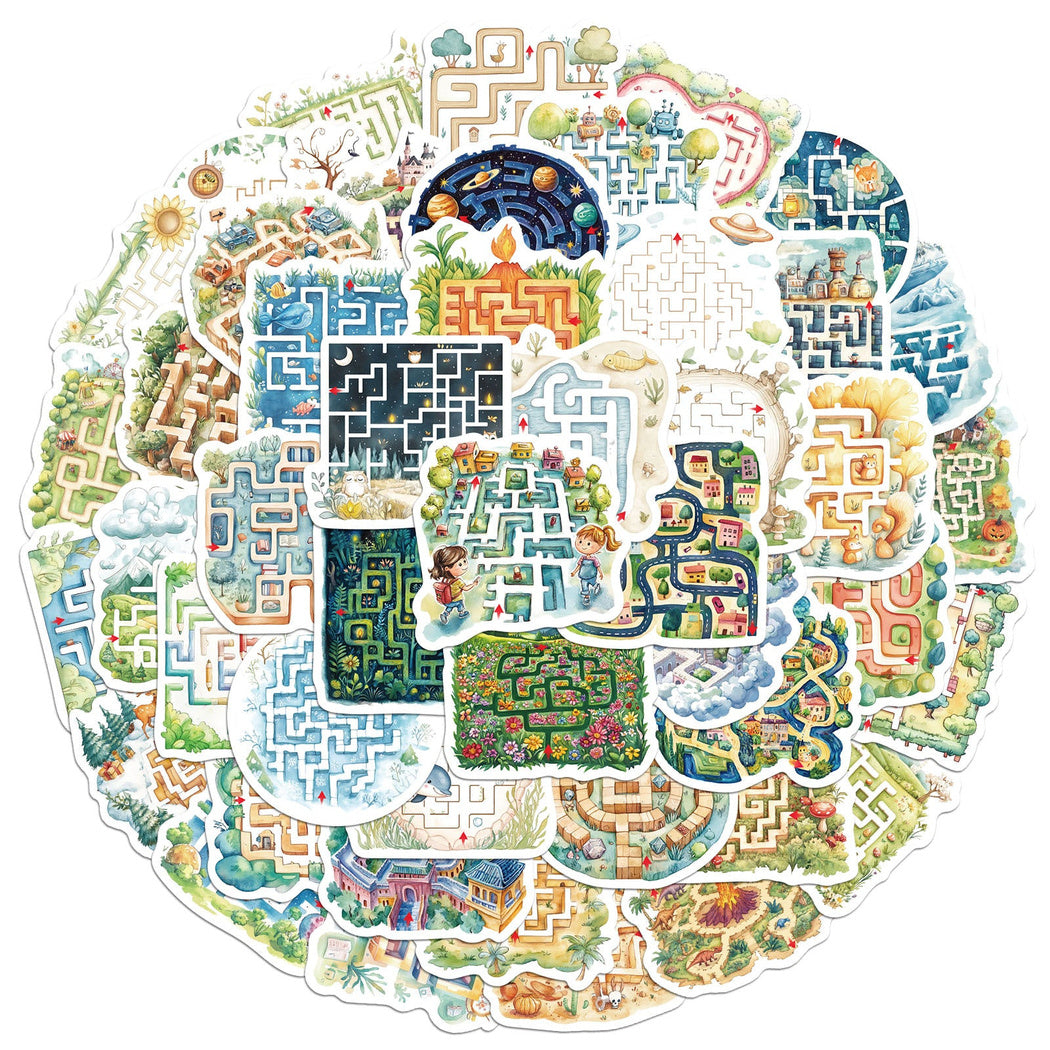 Lunira - Pixel Maze Game Sticker Pack
