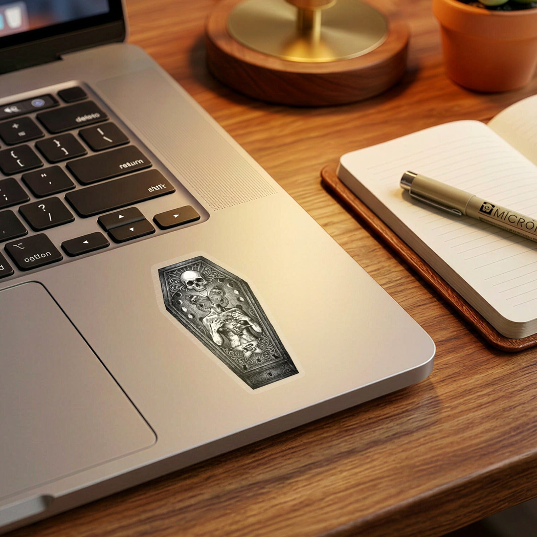 Lunira - Gothic Skull Horror Sticker Pack - product view 6 6