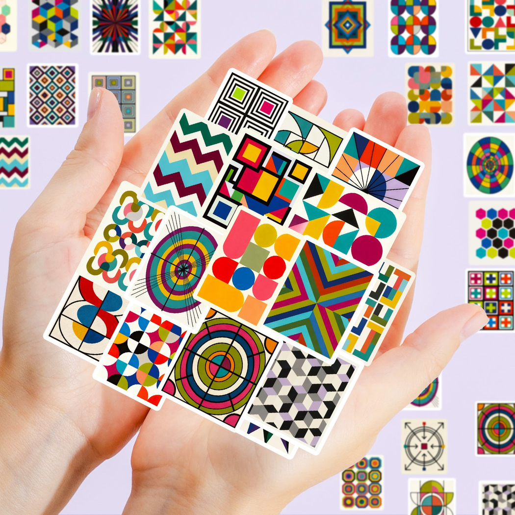 Lunira - Colorful Geometric Abstract Sticker Pack - product view 6 6