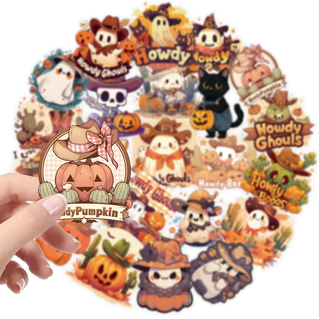 Lunira - Halloween Cowboy Character Sticker Pack - product view 6 6