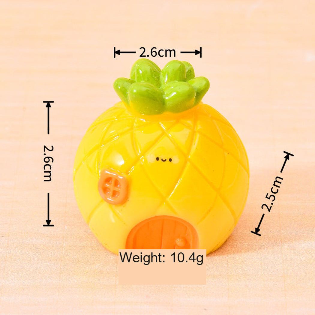 Pineapple Colorful Fruit House Garden Ornament, single variant view