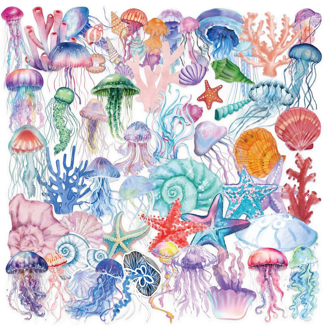 Lunira - Jellyfish Starfish Ocean Sticker Pack