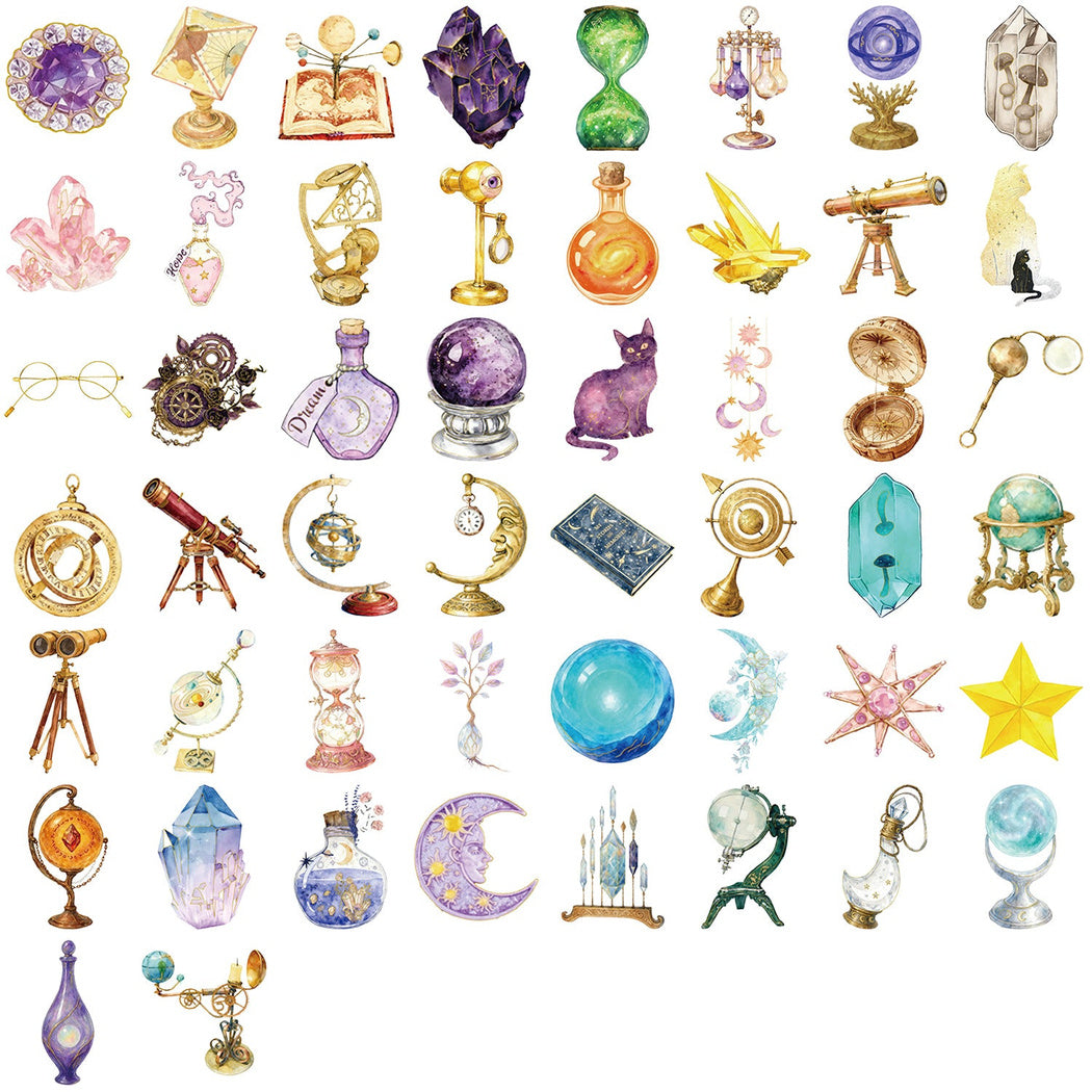 Celestial charm individual sticker designs