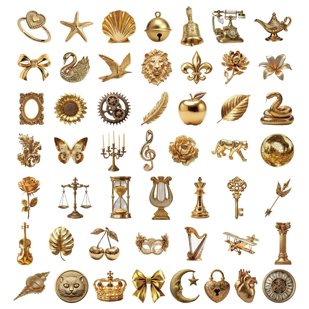 Antique clock individual sticker designs