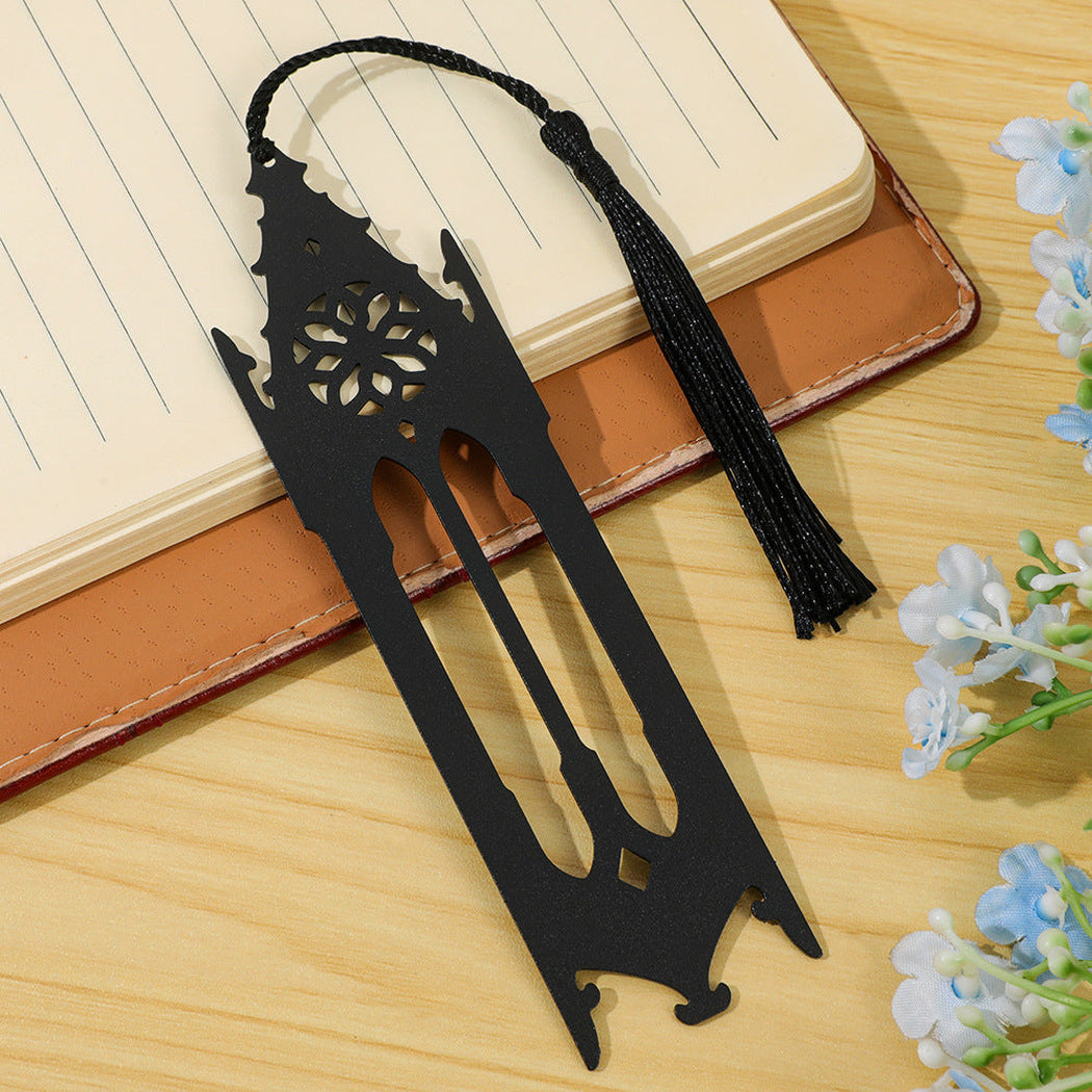 Rose window church bookmark