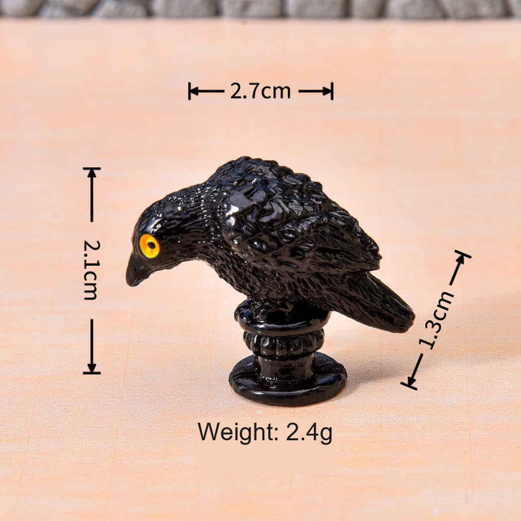 CrowDown Halloween Dark Animal Miniature Figurine, single variant view