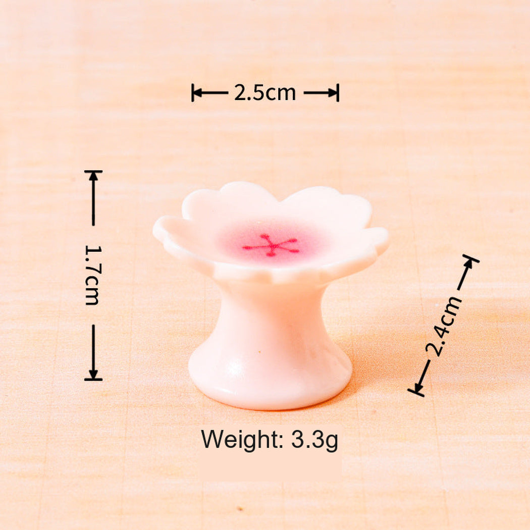 StemPlate Pink Cherry Blossom Tea Ware Miniature, single variant view