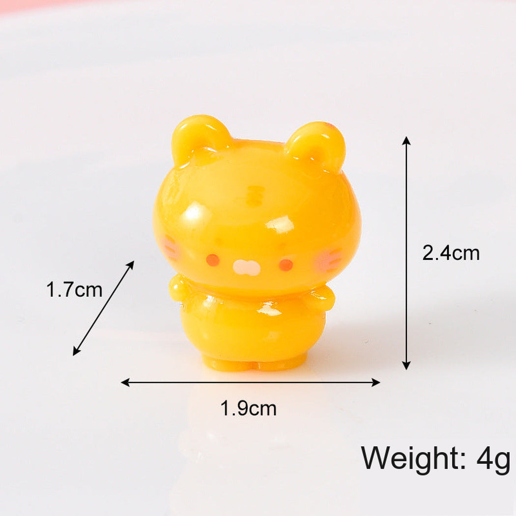 Tiger Chinese Zodiac Rounded Animal Figurine, single variant view
