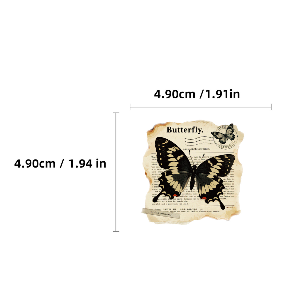 Lunira - Vintage Botanical Butterfly Sticker Pack - product view 7