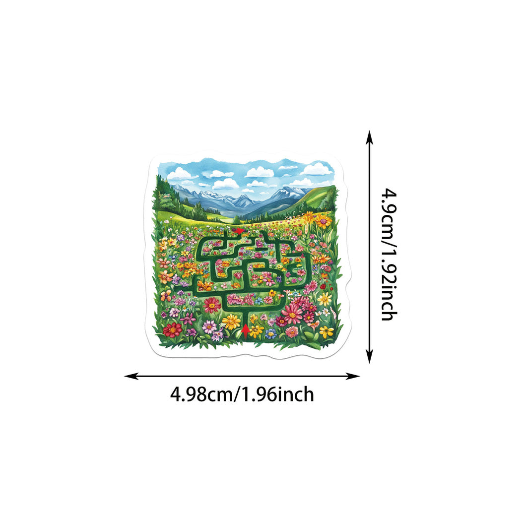Lunira - Pixel Maze Game Sticker Pack
