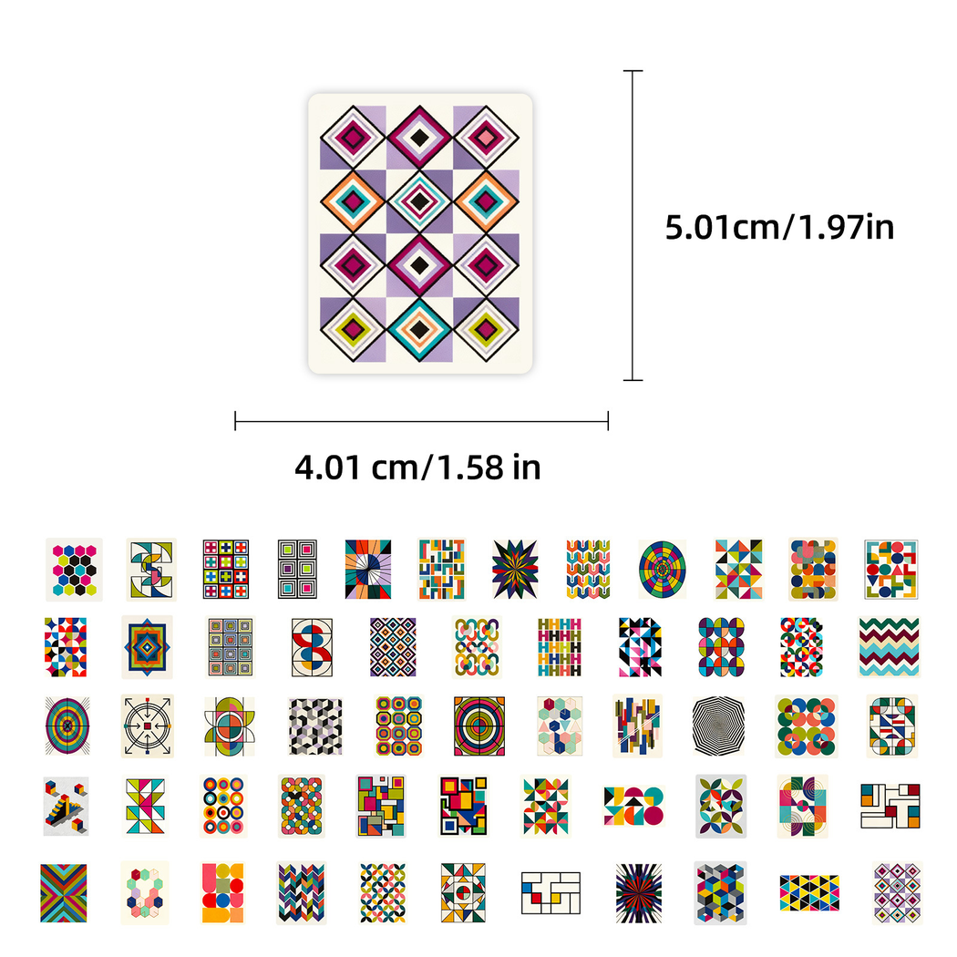 Lunira - Colorful Geometric Abstract Sticker Pack - product view 7