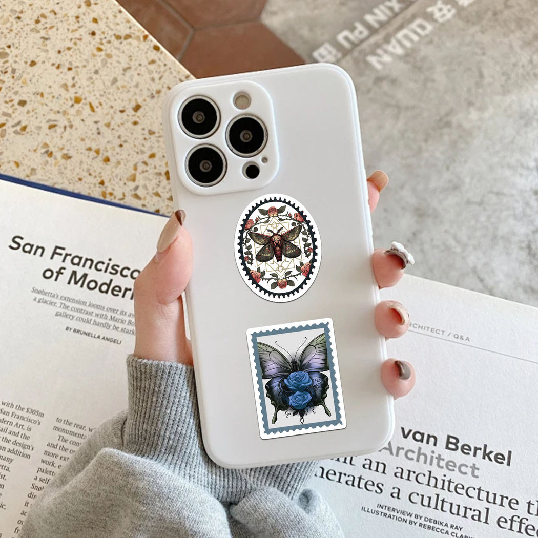 Lunira - Gothic Stamp Portrait Sticker Pack