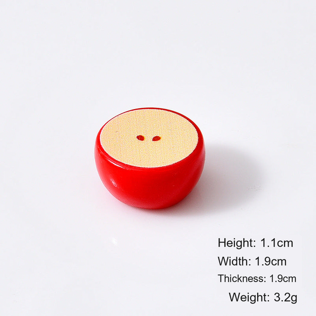 AppleStool Apple Furniture Dollhouse Miniature, single variant view