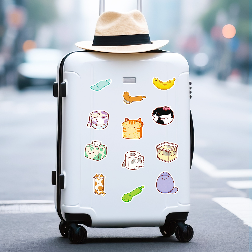 Lunira - Colorful Cat Everyday-Object Sticker Pack - product view 8