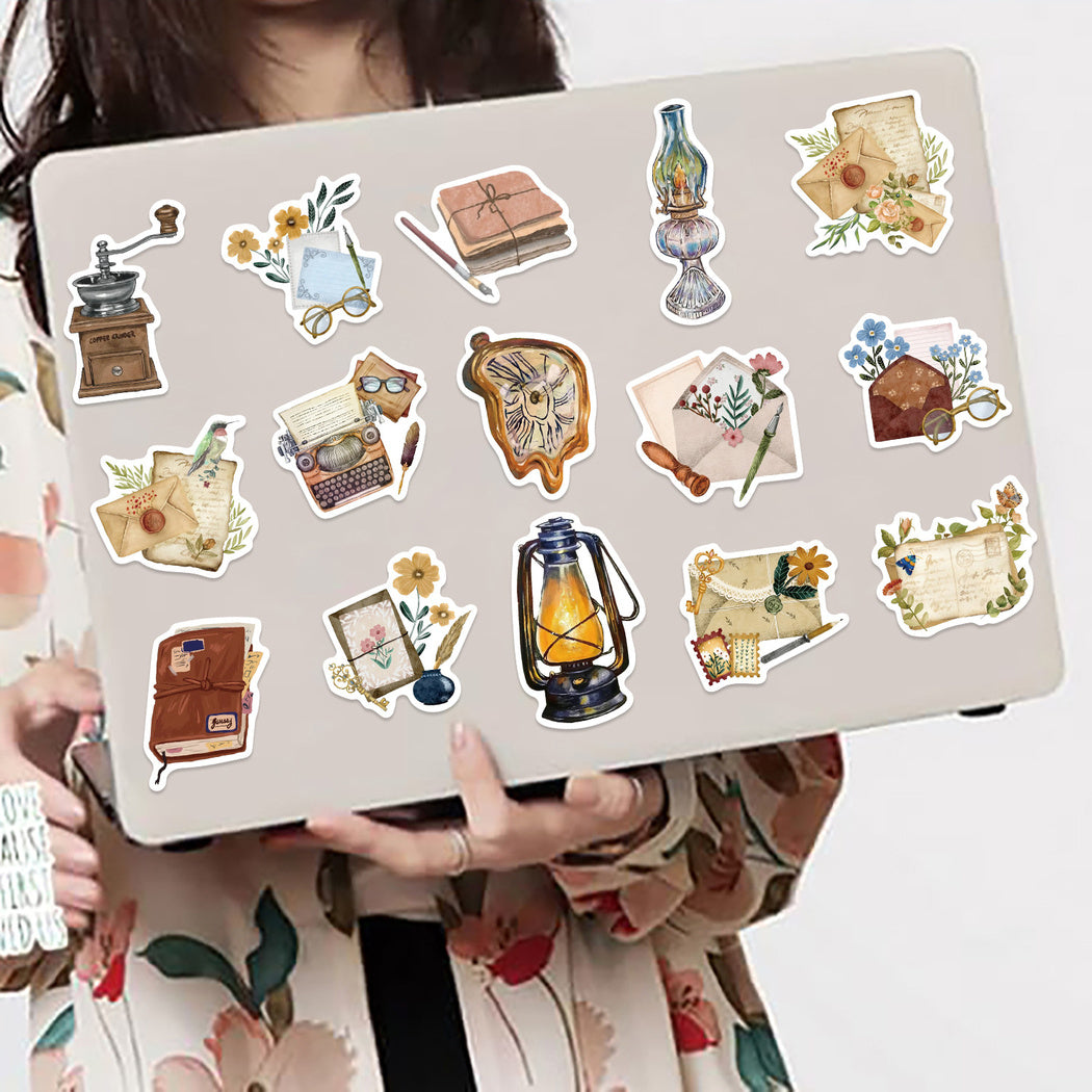 Lunira - Autumn Memory Cozy Collage Sticker Pack