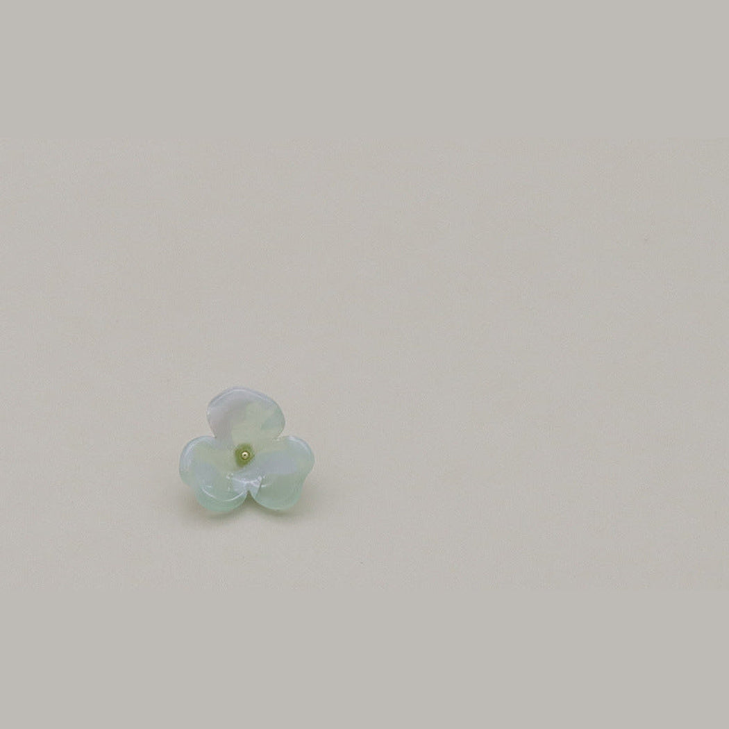 DIY 10 Pack Floral Two-Tone Shank Buttons, shared color view for 4 sizes