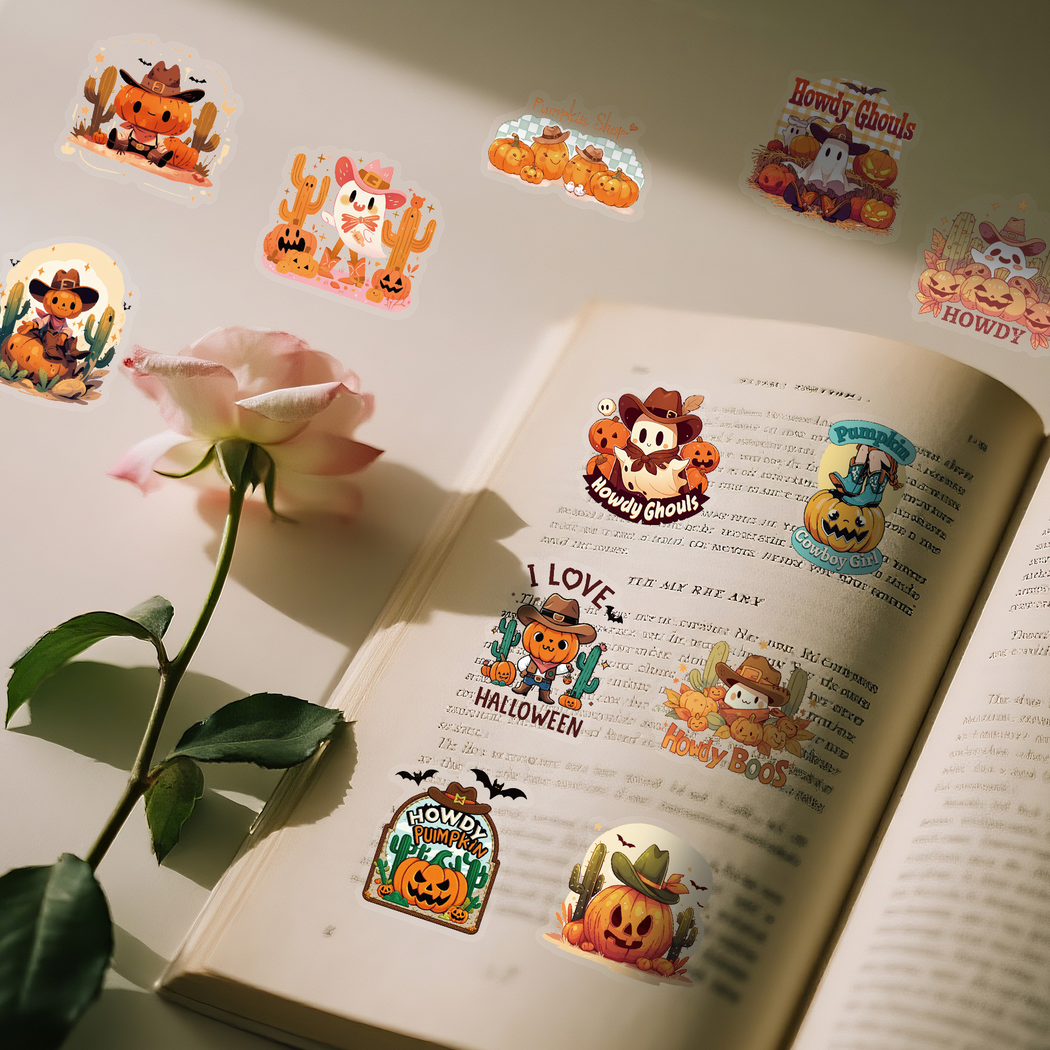 Lunira - Halloween Cowboy Character Sticker Pack - product view 9