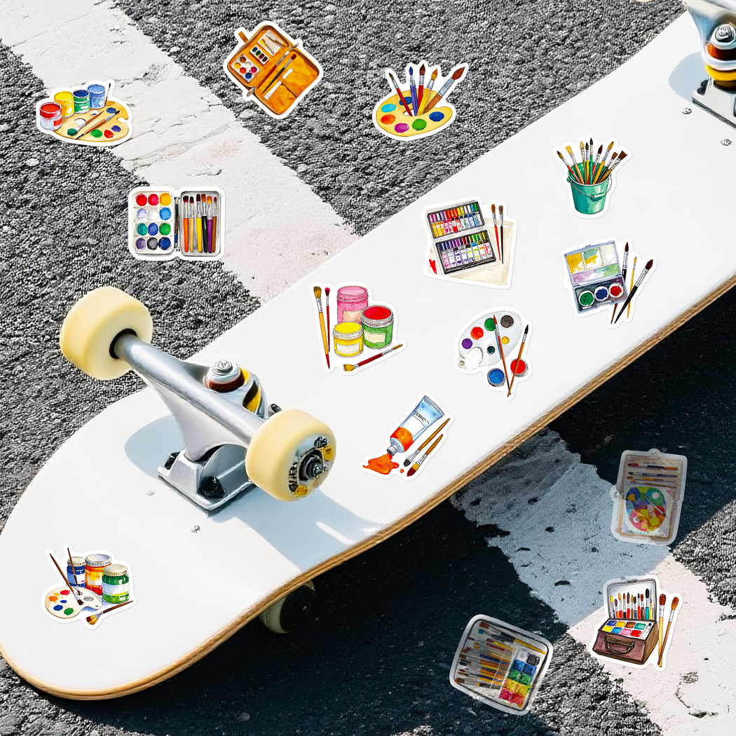 Lunira - Colorful Art-Supply Sticker Pack - product view 9