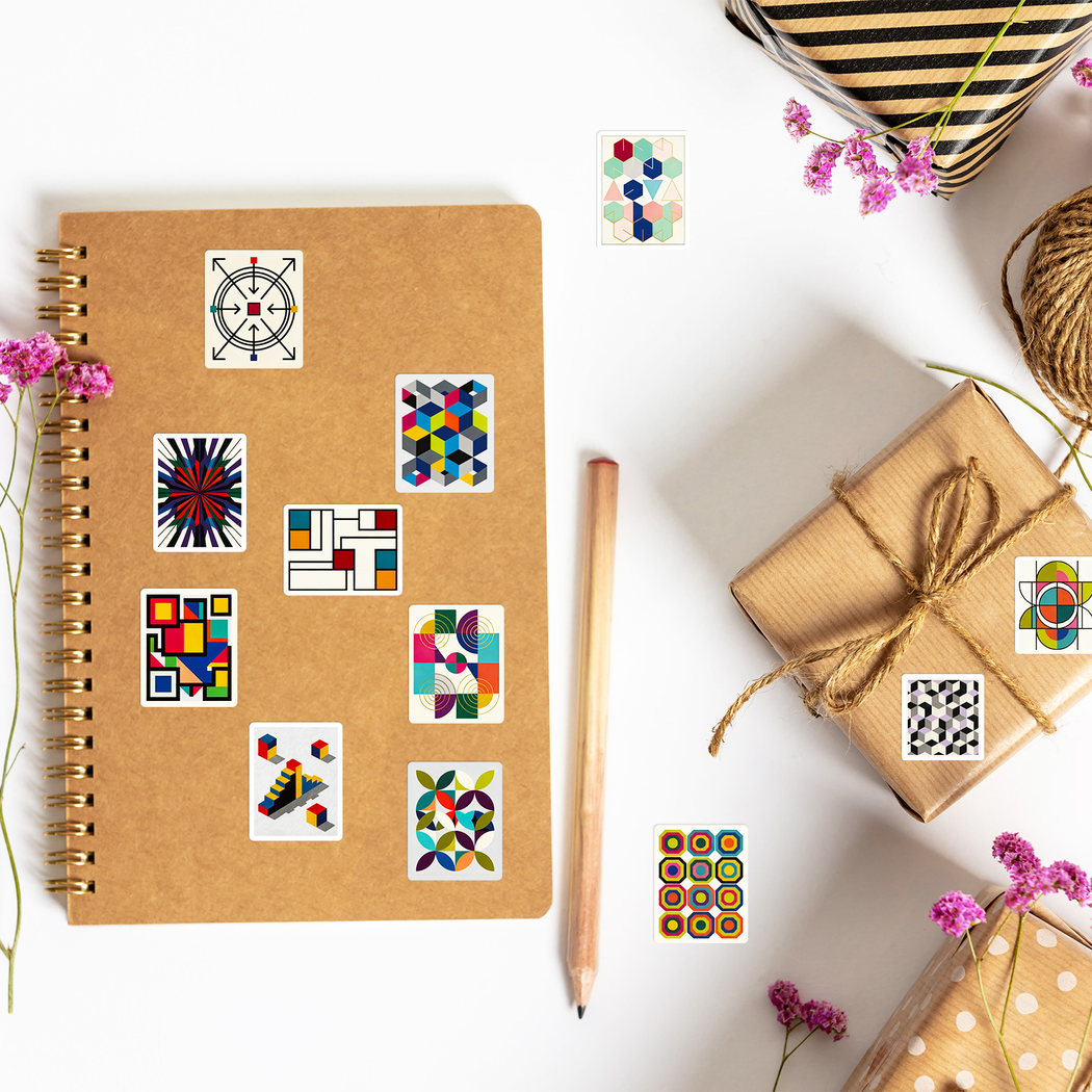 Lunira - Colorful Geometric Abstract Sticker Pack - product view 9