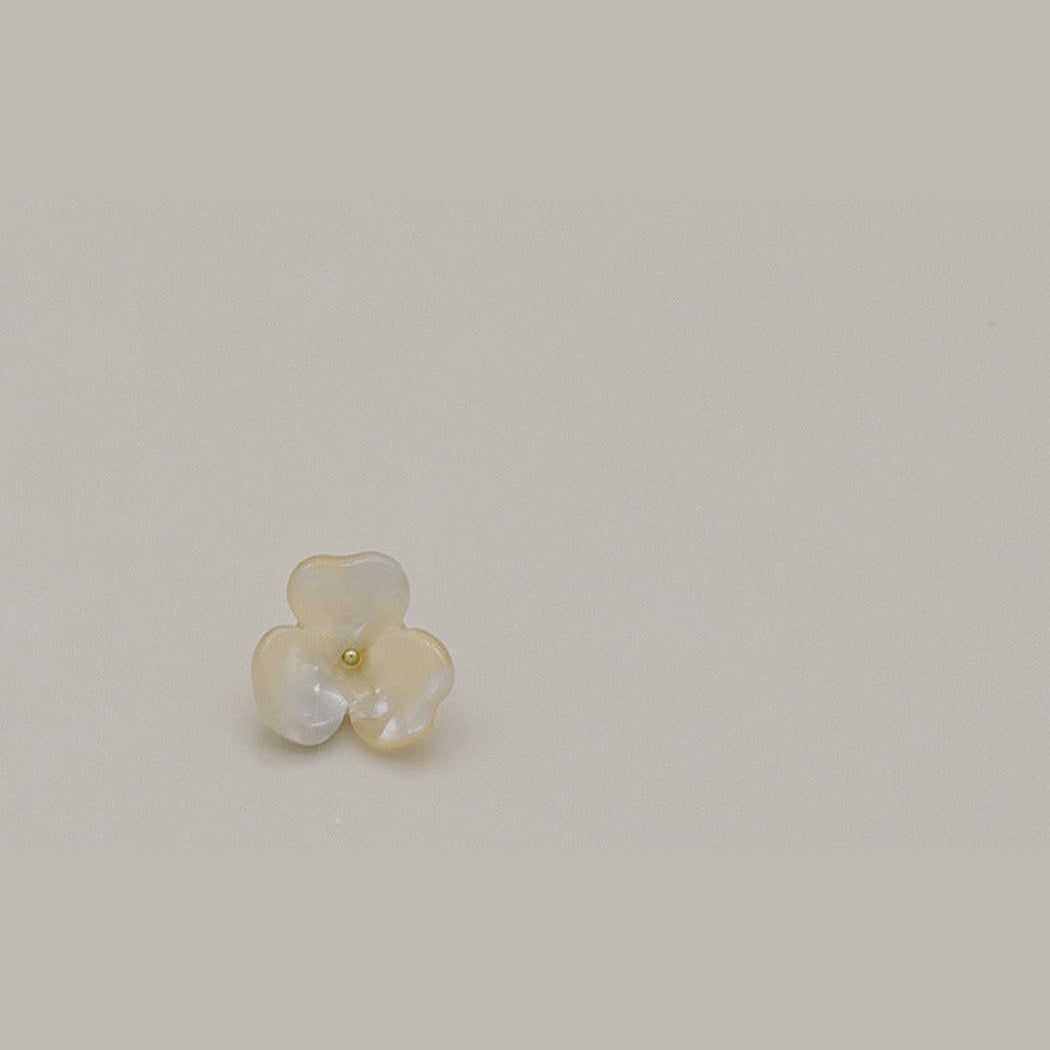 DIY 10 Pack Floral Two-Tone Shank Buttons, shared color view for 4 sizes