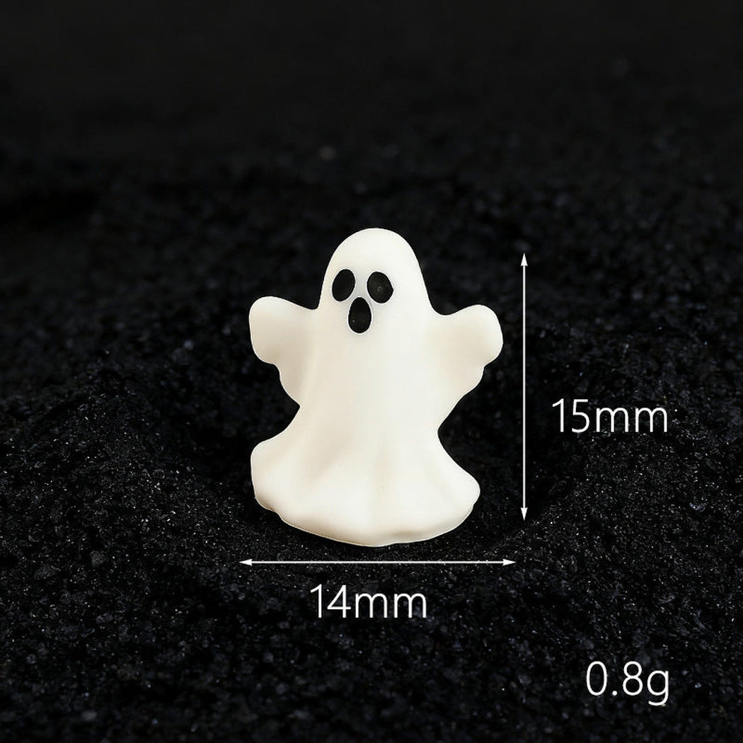ArmWhiteS Halloween Black and White Ghost Figurine, single variant view