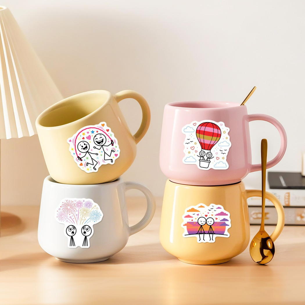Lunira - Romantic Stick-Figure Sticker Pack - product view 10