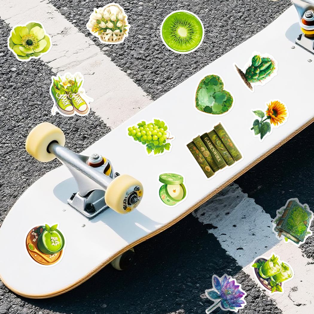 Lunira - Green Nature Food Sticker Pack - product view 10