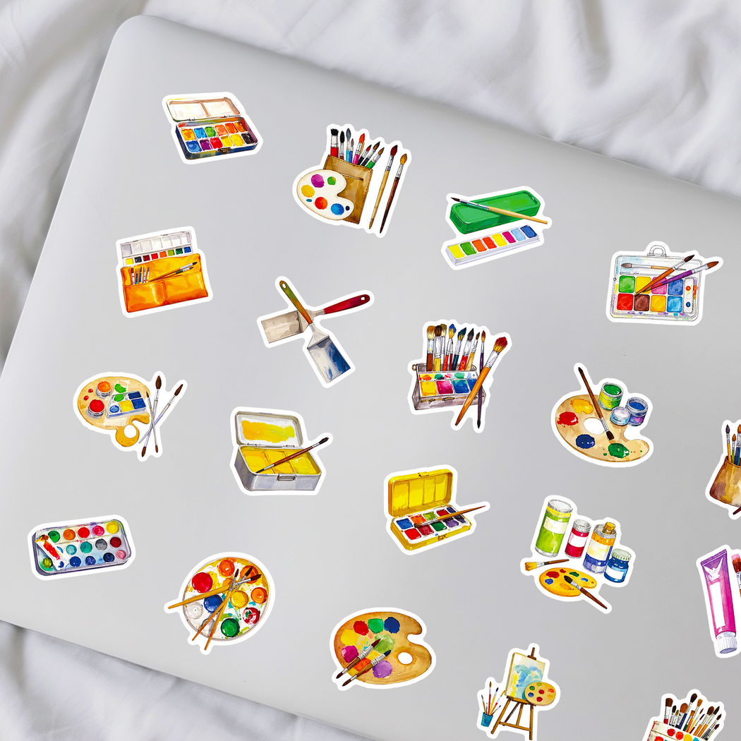 Lunira - Colorful Art-Supply Sticker Pack - product view 10