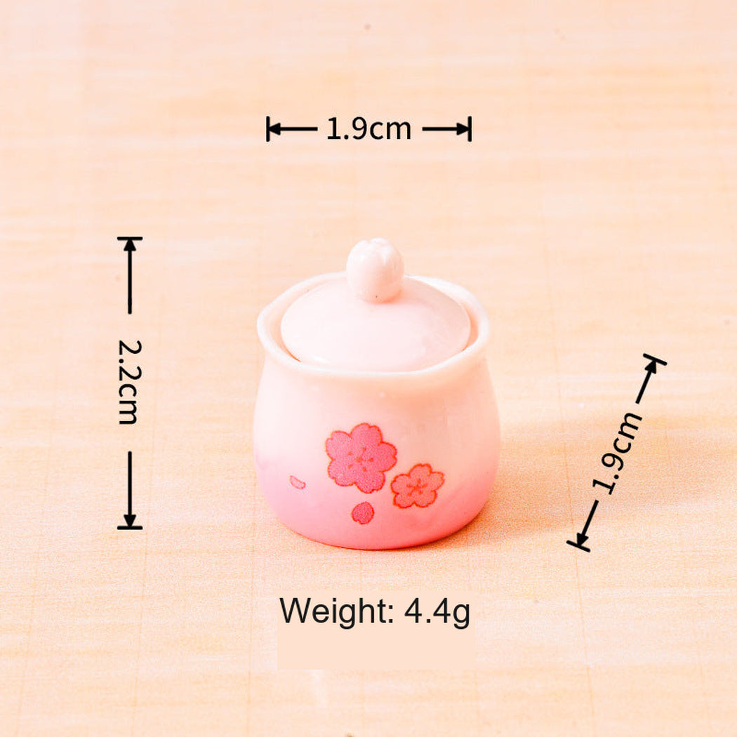 Cup Pink Cherry Blossom Tea Ware Miniature, single variant view