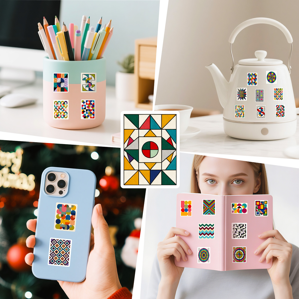 Lunira - Colorful Geometric Abstract Sticker Pack - product view 11