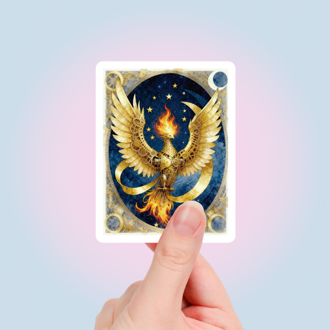 Lunira - Blue-Gold Celestial Sticker Pack - product view 12