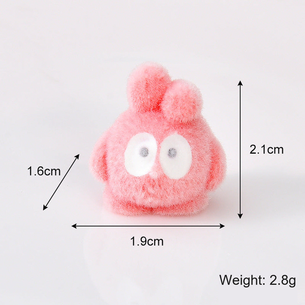 FlockRed Colorful Round Monster Miniature Figurine, single variant view
