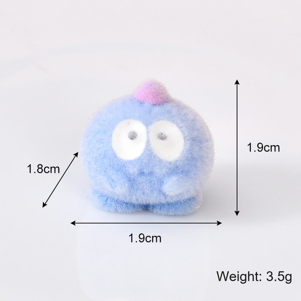FlockBlue Colorful Round Monster Miniature Figurine, single variant view
