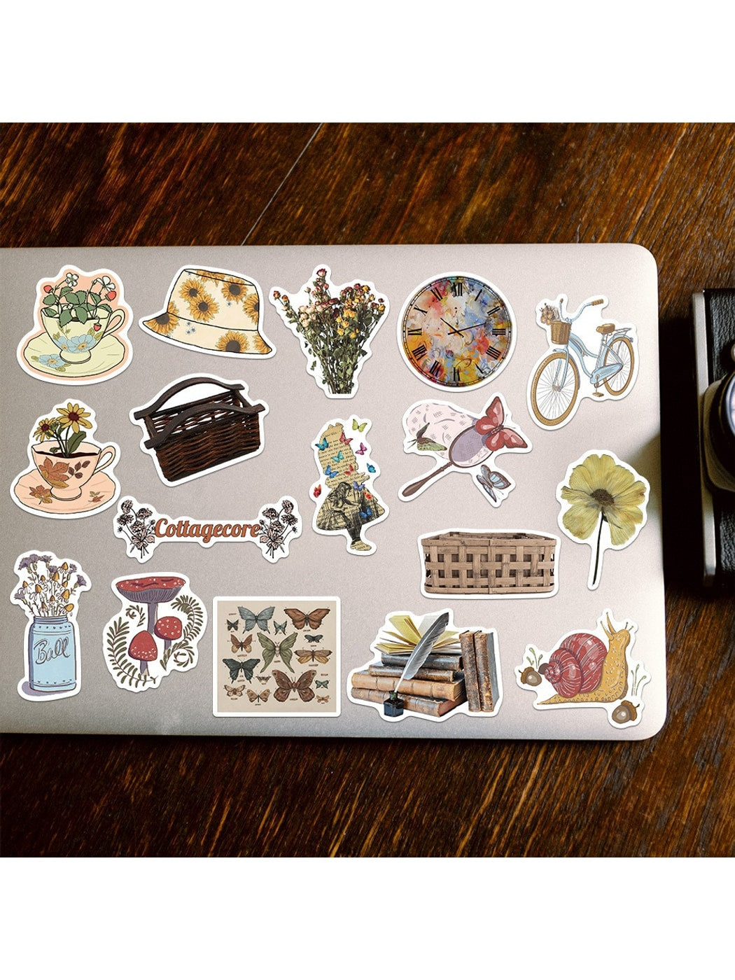 Lunira - Vintage Style Printed Decorative Stickers Pack Oria & Co