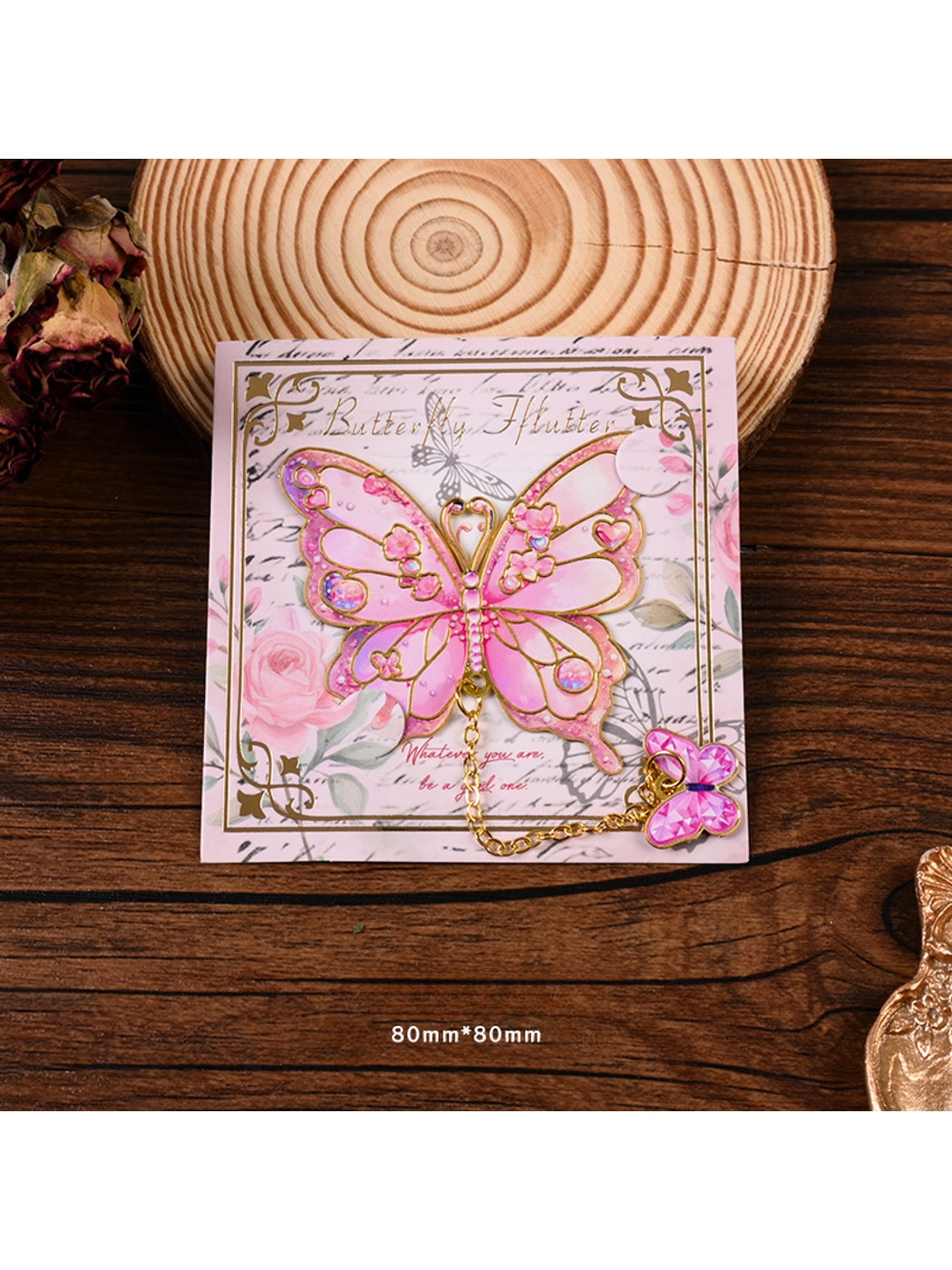 Novellea - Alloy Butterfly Charm Book Page Clip Bookmark Oria & Co