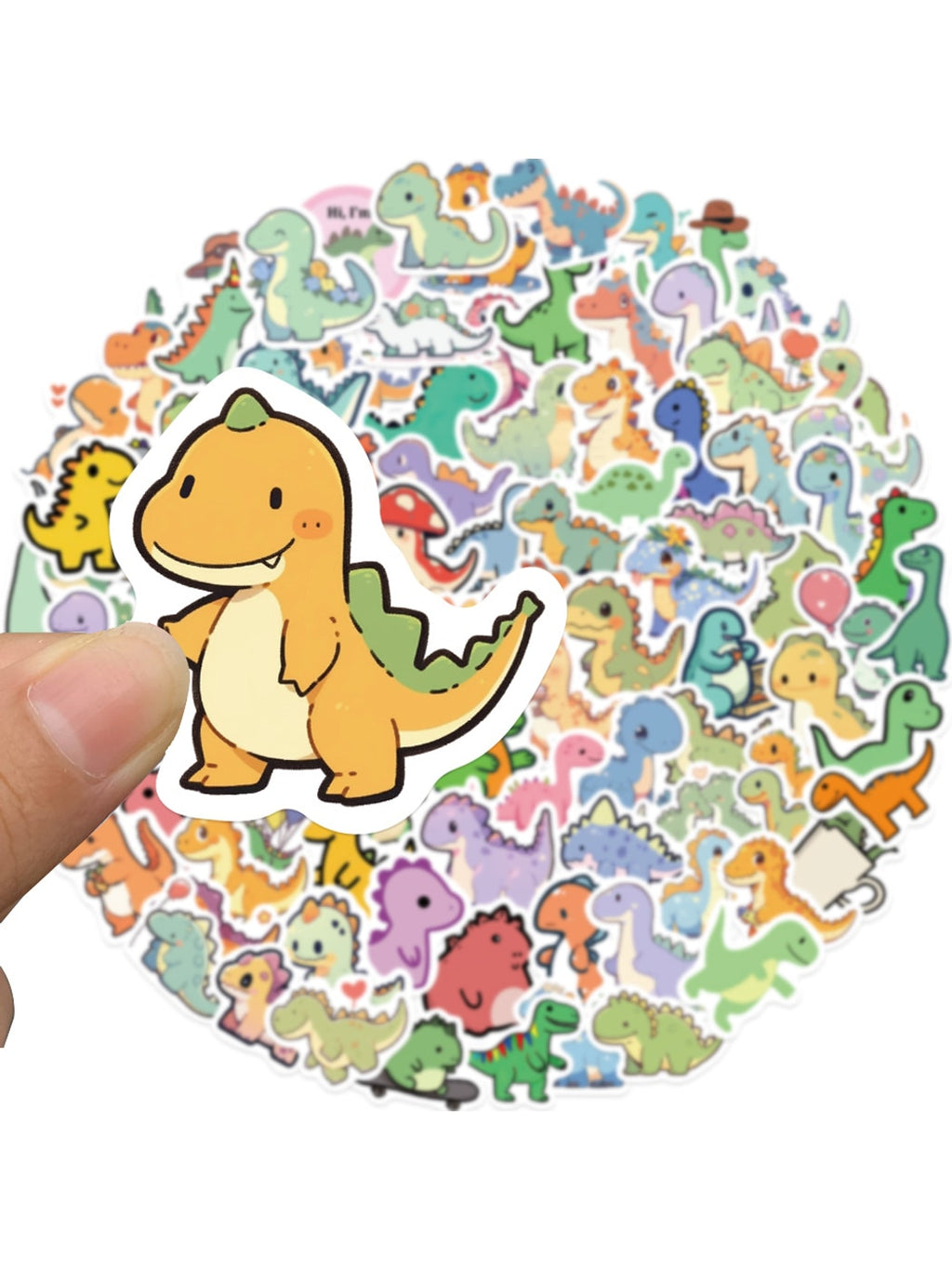 Lunira - Cute Cartoon Dinosaur Stickers pack Oria & Co
